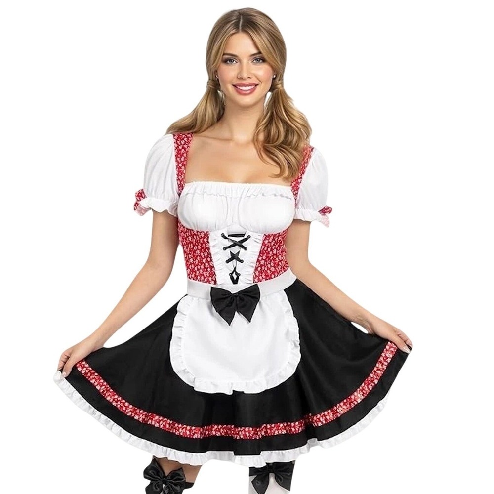 Spooktacular Creations Women Oktoberfest Dirndl Dress German Beer Girl Costume